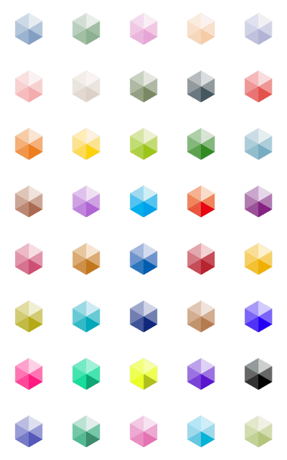 [LINE絵文字]Hexagonal gemsの画像一覧