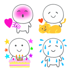 [LINE絵文字] ♡ しろまる ♡の画像