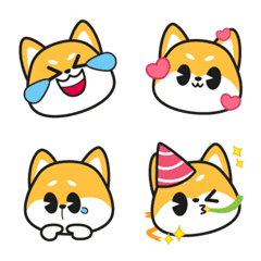 [LINE絵文字] Cutest Shiba Inu Emojiの画像