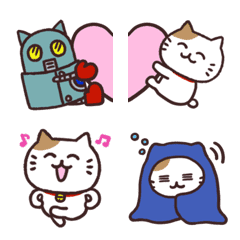 [LINE絵文字] ゆるかわ♪もれねこ絵文字の画像