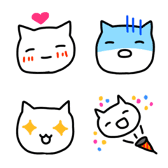 [LINE絵文字] ねこのみおにゃんのゆるゆる絵文字の画像