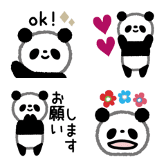 panda絵文字の絵文字メイン画像