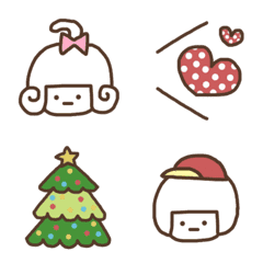 おセンチガールの冬の絵文字メイン画像