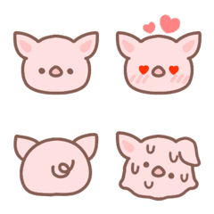 [LINE絵文字] こぶたちゃんの絵文字の画像