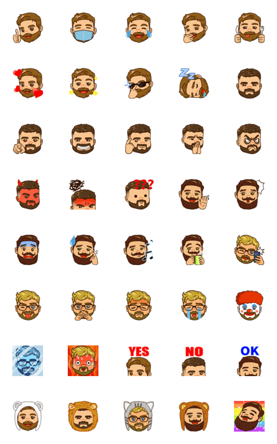 [LINE絵文字]It's Your Dad Emoji 2の画像一覧