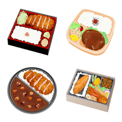 [LINE絵文字] そうだ！！弁当を食べよう！の画像