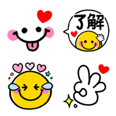 [LINE絵文字] かわいいミックス♡絵文字の画像