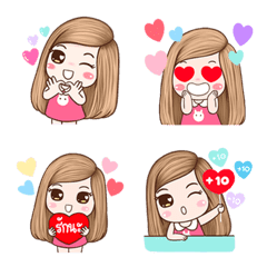 [LINE絵文字] momo lll emojiの画像