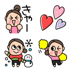 [LINE絵文字] あっこちゃん絵文字2の画像