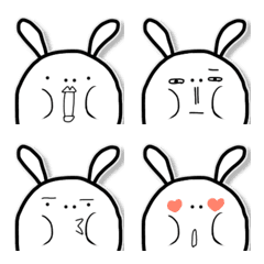 かわいいでしょ？ byうさぎ2の絵文字メイン画像