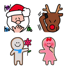 [LINE絵文字] 小さな小さなクリスマス絵文字の画像