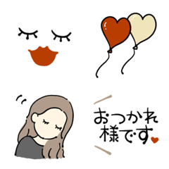 [LINE絵文字] 大人レディの画像