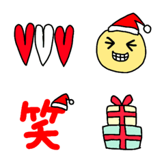 [LINE絵文字] 普段使いもできるクリスマス絵文字の画像