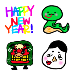 [LINE絵文字] ＊毎年使える年末年始＊の画像