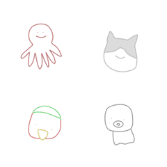 [LINE絵文字] シンプルニコニコの画像