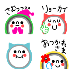 [LINE絵文字] まるまるほっこり♡の画像