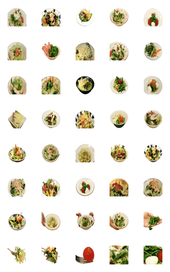 [LINE絵文字]サラダの画像一覧