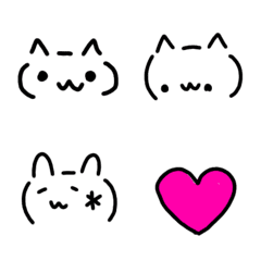 [LINE絵文字] 顔文字いろいろ絵文字の画像