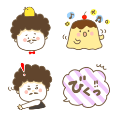 [LINE絵文字] アフロ珈琲の仲間たちの画像