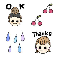 くるくるちゃんの絵文字メイン画像