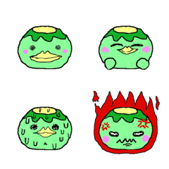 [LINE絵文字] Kappa face 2の画像