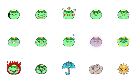 [LINE絵文字]Kappa face 2の画像一覧