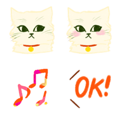 [LINE絵文字] ふわ猫絵文字の画像