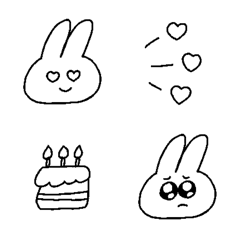 [LINE絵文字] nemuiasa simple monotone emojiの画像