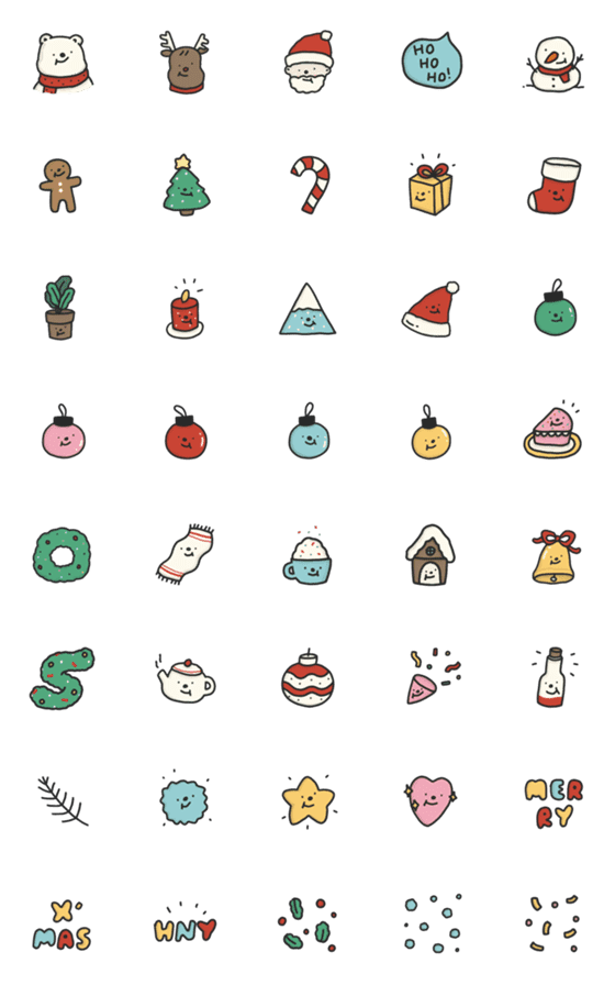 [LINE絵文字]christmas christmasの画像一覧