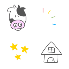 [LINE絵文字] nnnk simple emoji 2の画像