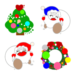 [LINE絵文字] co*Monkey X'mas 絵文字の画像