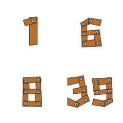 [LINE絵文字] Number emoji 1の画像