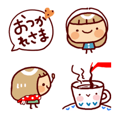 [LINE絵文字] 大人女子の冬えもじの画像