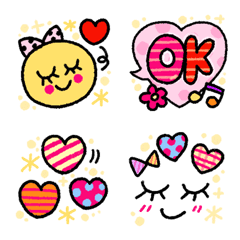 [LINE絵文字] *:.☆Kawaii♡絵文字♫.:*の画像