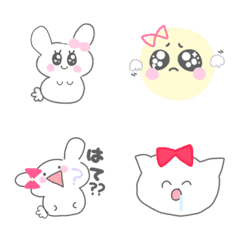 うさねこキモカワ絵文字の絵文字メイン画像