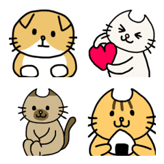 [LINE絵文字] 愛すべき♥いろいろなねこさんたち②の画像