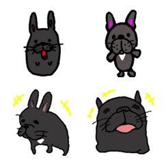 らら(フレンチブルドッグ)の絵文字メイン画像