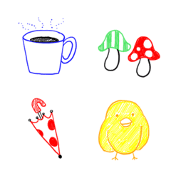 ボールペン風絵文字の絵文字メイン画像