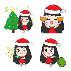 [LINE絵文字] NongMa Merry X-mas ＆ HNY emojiの画像