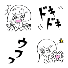 [LINE絵文字] オトメチック絵文字の画像