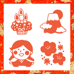 [LINE絵文字] ○シンプルな冬絵文字○の画像
