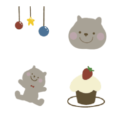北欧くまねこの絵文字メイン画像