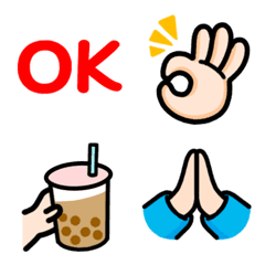 [LINE絵文字] Practical gesture emojiの画像