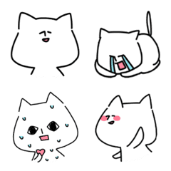 [LINE絵文字] ぼっちねこさん 絵文字の画像