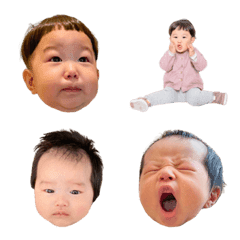 [LINE絵文字] Shinchan＆Fukun emojiの画像