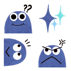 ぎょろるの絵文字 | blue |の絵文字メイン画像