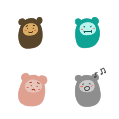 [LINE絵文字] What a little cute bearの画像