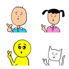 [LINE絵文字] みんなきゅんですの画像