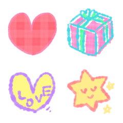[LINE絵文字] 使える♪ふわかわ気持ちを伝えるスタンプの画像