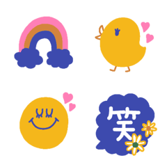 [LINE絵文字] 大人可愛い♪使える絵文字の画像